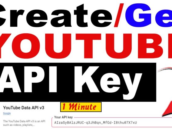 How to Get YouTube API Key 2024 | Create YouTube API Key ( YouTube Data API v3 )