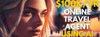 How to Make Money Online as a Travel Agent using AI