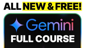 Google Gemini FULL COURSE 3 Hours: (Build & Automate Anything)