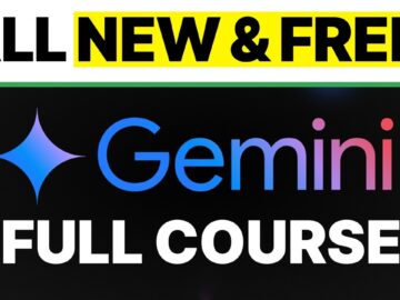 Google Gemini FULL COURSE 3 Hours: (Build & Automate Anything)